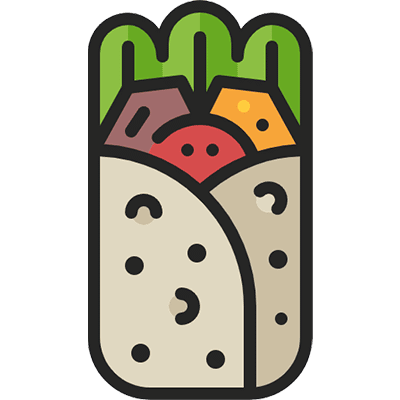 Icon "Burritos und Wraps"