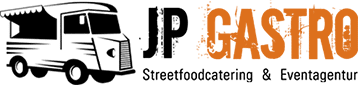 Logo mit Schriftzug von JP Gastro